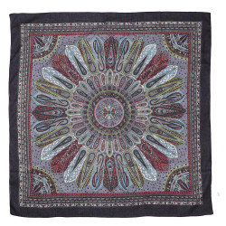 Night Feathers Sheer Cotton Scarf 39x40 *SALE*