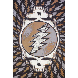 Grateful Dead Spin Your Face SYF  Mini Tapestry Earth Tone 30x45 - Art by Taylar McRee **SALE**