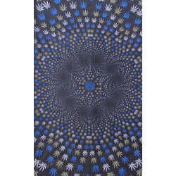 Dark Leaf Vortex Mini Tapestry 30x45 **SALE**