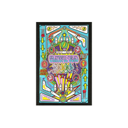 3D Grateful Dead Pinball Machine Mini Tapestry 30x45 - Art by Shannon Hurst