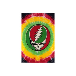 Grateful Dead SYF Rasta Tie Dye Mini Tapestry 30x45 Grateful Dead SYF Rasta Tie Dye Mini Tapestry 30x45