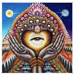 Healing Heart Heady Art Print Tapestry 53x85 - Artwork by Mike DuBois