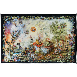 Gnome Dream Heady Art Print Tapestry 53x85 - Artwork by Mike DuBois