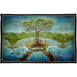 Mike Dubois Eyeland Heady Art Print Tapestry 53x85
