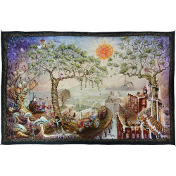 Sunshine Daydream Heady Art Print Tapestry 53x85 - Artwork by Mike DuBois