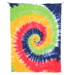 Rasta Spiral Tie-Dye Mini Tapestry 30x45