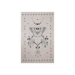 Zest For Life Butterfly Mini Tapestry 30x45" Black & White
