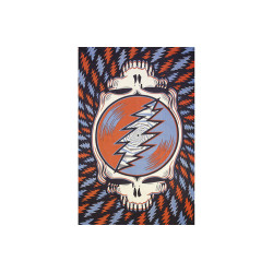 Grateful Dead Spin Your Face SYF Mini Tapestry Red White Blue 30X45 - Art by Taylar McRee **SALE**