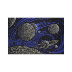3D Galactic Space Mini Tapestry 30x45 - Art by Chris Pinkerton *TARIFF SURCHARGE*