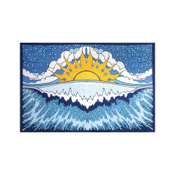 Sun Wave Mini Tapestry 30x45 - Art by Chris Pinkerton