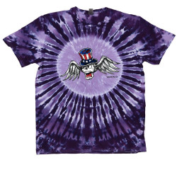 Flying Skull Tie Dyed T-Shirt