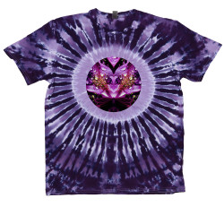 Purple Petals Mandala Tie Dyed T-Shirt