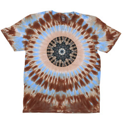 Feathers Mandala Tie Dyed T-Shirt