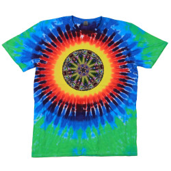 Chinese Dragon Mandala Tie Dyed T-Shirt
