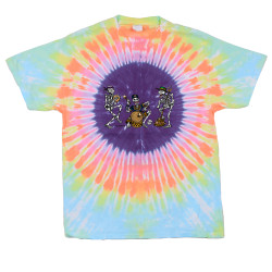 Skeleton Band Tie Dyed T-Shirt