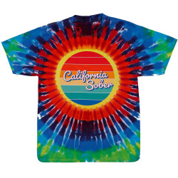 California Sober Sun Tie Dyed T-Shirt