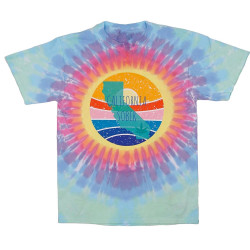 California Sober State Sun Tie Dyed T-Shirt