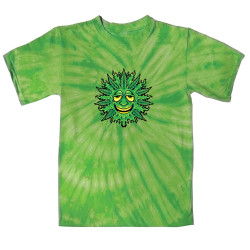 Leaf Face Tie Dyed T-Shirt