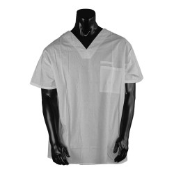 Blank White Scrubs for Tie-Dyeing 100% Cotton