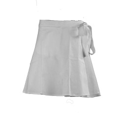 Blank White  Short Skirt for Tie-Dyeing 100% Cotton 3 Sizes