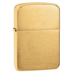 1941 Replica Brushed Brass Zippo Lighter