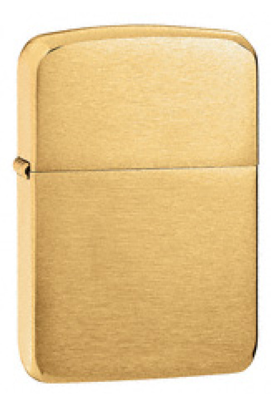 1941 Replica Brushed Brass Zippo Lighter