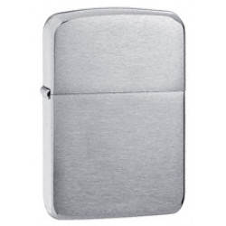 1941 Replica Brushed Chrome Zippo Lighter