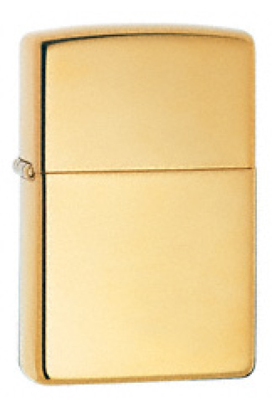 Armor High Polish Brass Zippo Lighter