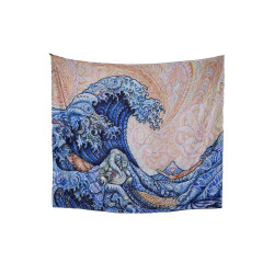 Great Wave Fleece Blanket Queen Size 60x80" *SALE*