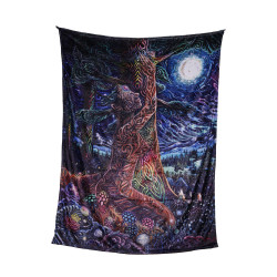 Northern Lights Fleece Blanket Queen Size 60x80" *SALE*