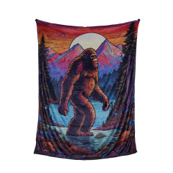 Sasquatch Fleece Throw Blanket 50x60" *SALE*