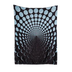 Moon Phases Fleece Throw Blanket 50x60"