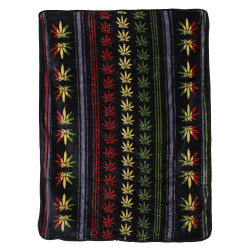 Rasta Weave Fleece Throw Blanket 50x60