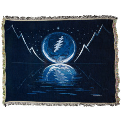 Grateful Dead Blue Moon SYF Woven Cotton Blanket 53x69