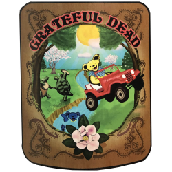 Grateful Dead Sugar Magnolia Fleece Throw Blanket 50x60