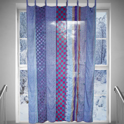 Sari Curtain 54 x 86 Inches - Velvet Sea