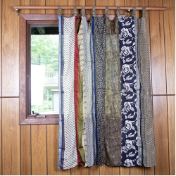 Sari Curtain 54 x 63 Inches - Golden Road