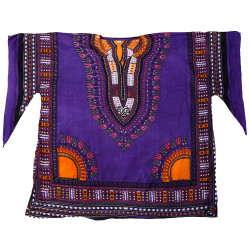 Purple Dashiki by Romi