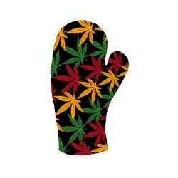 3D Rasta Leaf Pot Holder Oven Mitt *SALE*