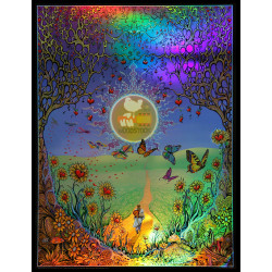 Woodstock Back To The Garden Foil Poster 12x16 Inches *CLEARANCE*