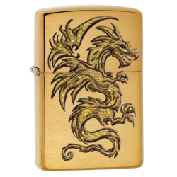 Brass Dragon Zippo Lighter
