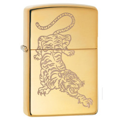 Tiger Design Zippo Lighter Tiger Design Zippo Lighter
