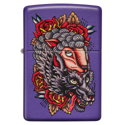 Wolf In Sheep's Clothing Zippo Lighter Wolf In Sheep's Clothing Zippo Lighter
