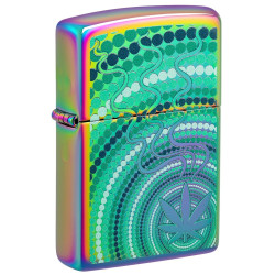Leaf Circles Zippo Lighter