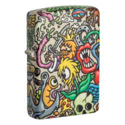 Crazy Collage Zippo Lighter
