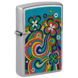 Flower Power Zippo Lighter