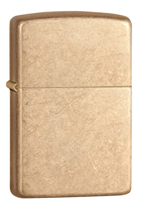 Armor Tumbled Brass Lighter