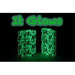 zzz Glow In The Dark Skeleton Zippo Lighter