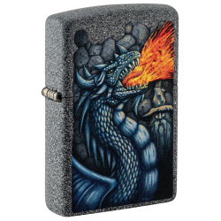 zzz Fiery Dragon Zippo Lighter