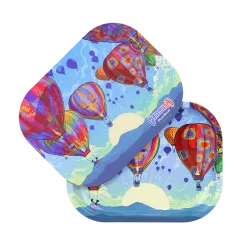 Hot Air Grateful Dead Small Metal Rolling Tray and Lid Combo 7x5.5"